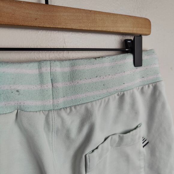 Paper Plane Sweat Shorts Mens Medium Light‎ Blue Lounge Casual Performance - Picture 8 of 11